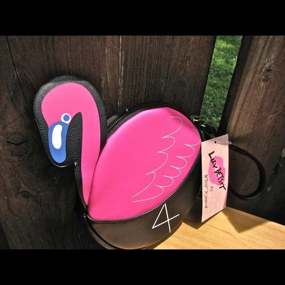 Betsey Johnson Kitsch Flamingo bag - Picture 4 of 4